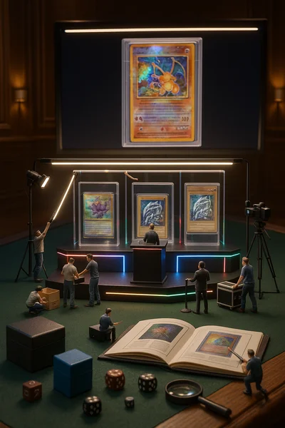 Circuit Auction Trading Card Features